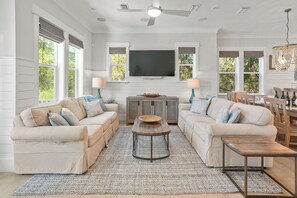 Een smart-tv en een filmbibliotheek