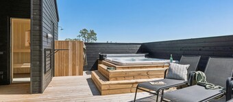 Beautiful home in ålbæk with sauna