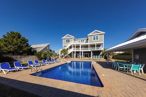 Pool - All Shell Be Well - 8 bedrooms with ocean views and private pool (Virginia Beach)