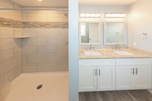 Shower, towels