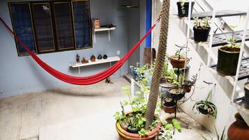 Departamento Confort, patio, vista al patio | Terraza o patio