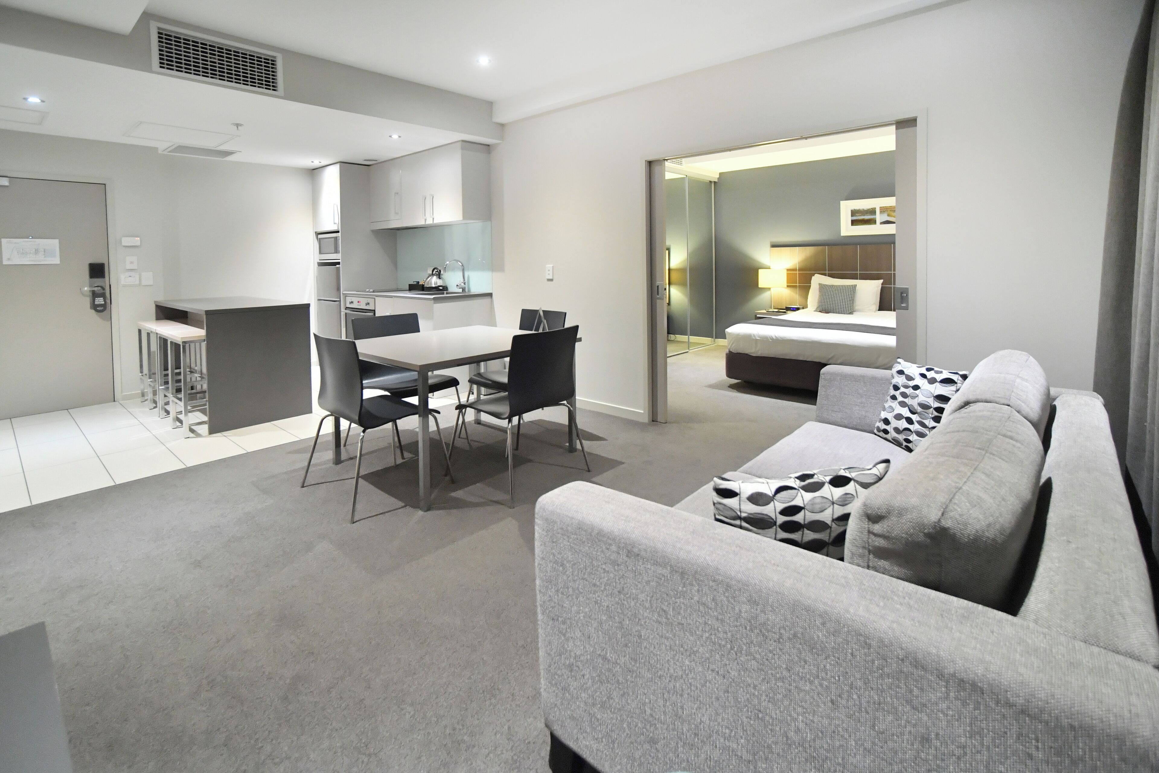 Standard Apartment, 2 Bedrooms | Desk, blackout drapes, free WiFi, bed sheets