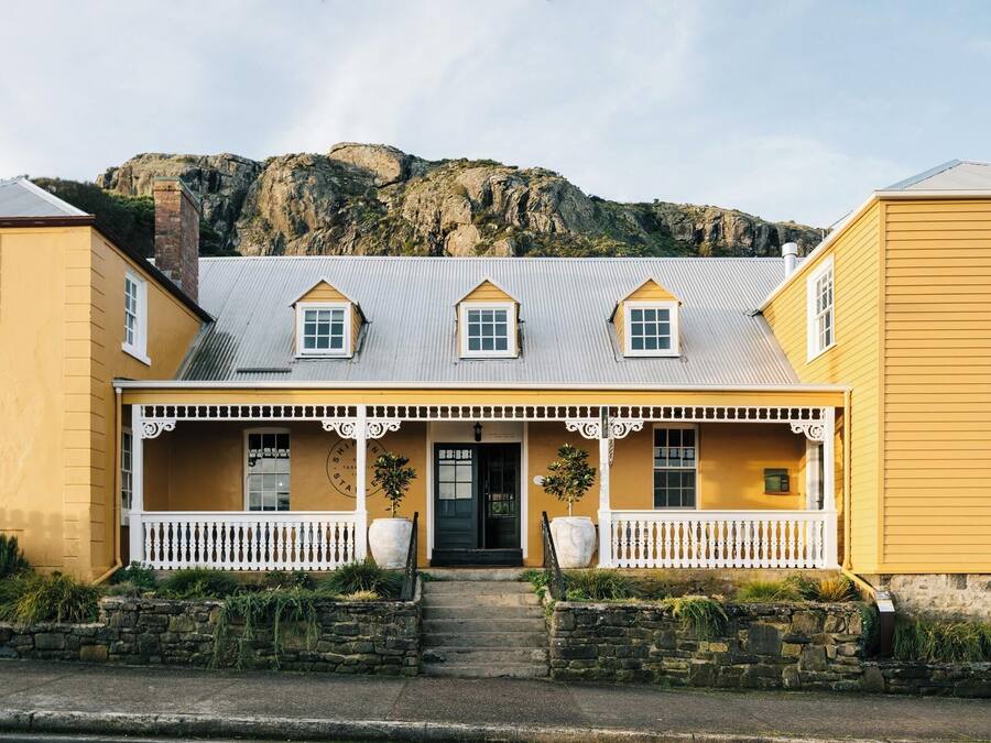 Overnatningsstedets facade