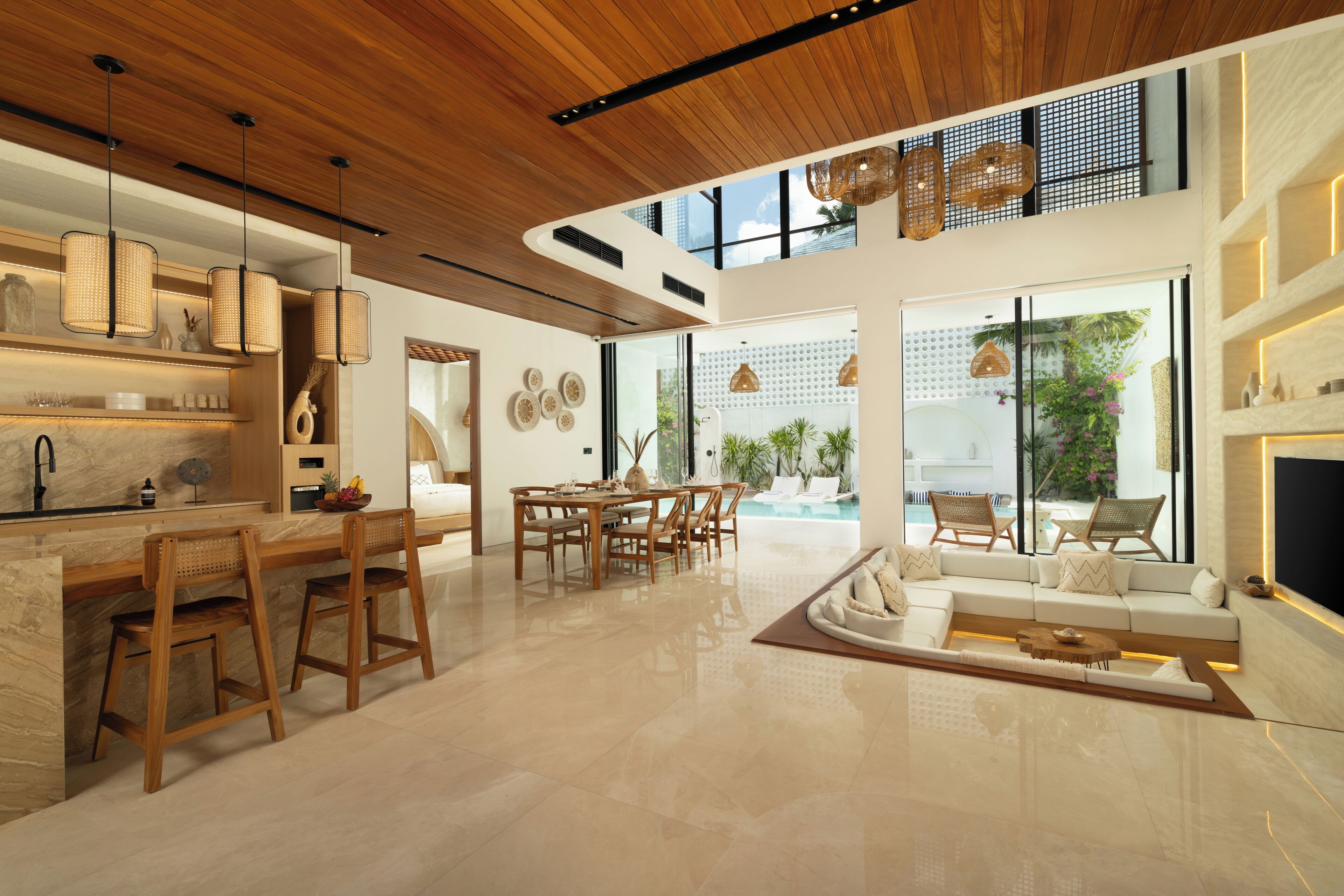 Comfort Villa, 3 Bedrooms, Private Pool | Living area