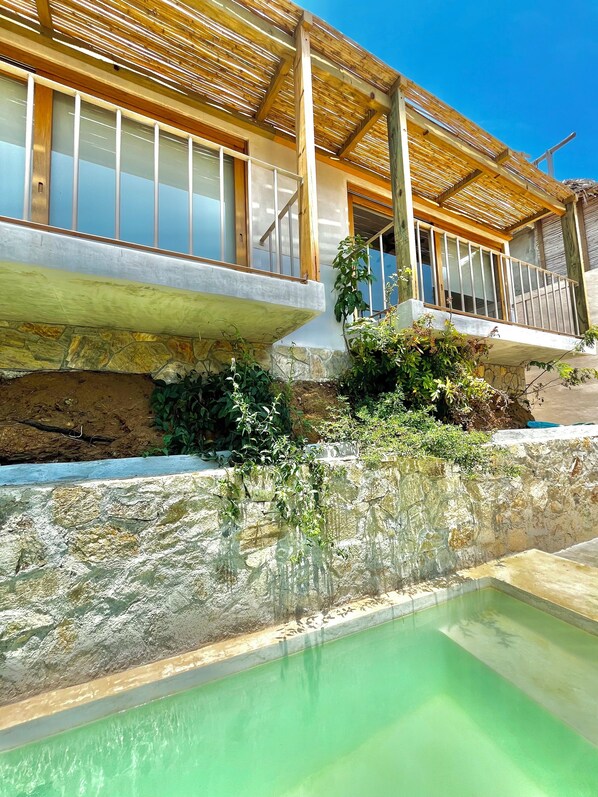 Façade de l’hébergement