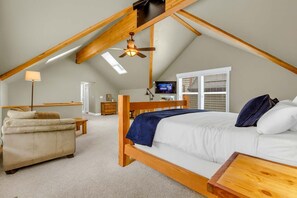 3 soverom, skrivebord, strykejern/-brett og wi-fi