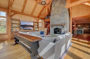 Smart TV, fireplace, ping pong, books - LUX Home with Breathtaking Views (Franconia)