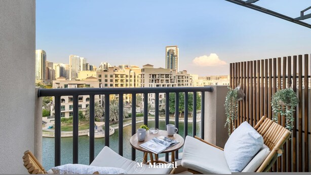 Apartment - Canal View Studio Near Marina Palm Jumeirah (Dubai)