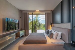 4 habitaciones, caja de seguridad en la habitación y escritorio