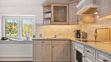 Kühlschrank, Ofen, Herdplatte, Geschirrspüler