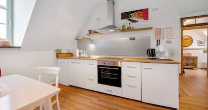 Apartamento 'Ferienwohnung Kaffee-Mühle' con terraza privada, jardín privado y Wi-Fi