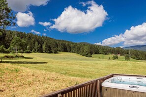 Udsigt fra feriebolig (sommer)	