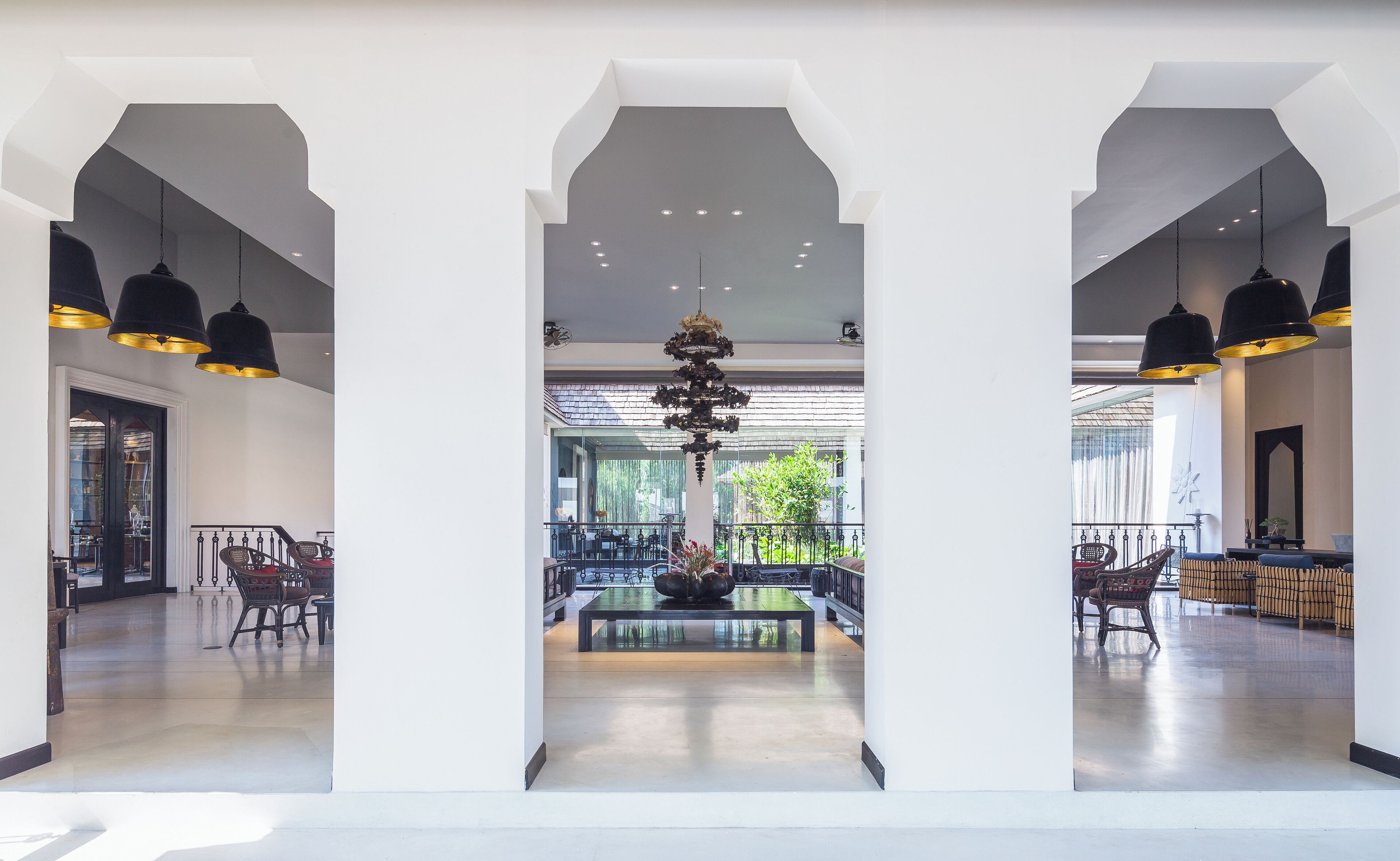 Sala de estar en el lobby