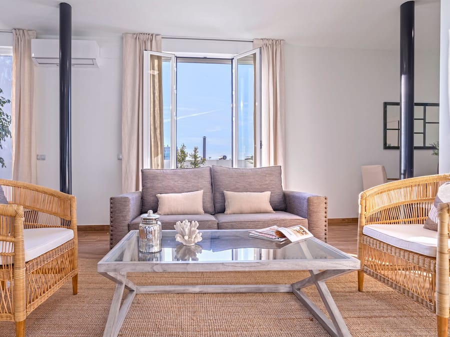 Penthouse, Terrace | Living area