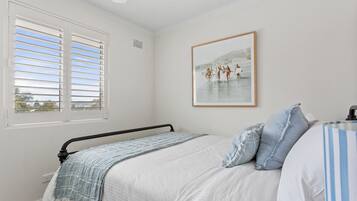 2 bedrooms, iron/ironing board, travel crib, WiFi