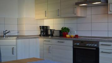 KĂŒhlschrank, Mikrowelle, Ofen, Herdplatte