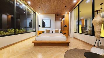 3 bedrooms, laptop workspace, cots/infant beds, rollaway beds