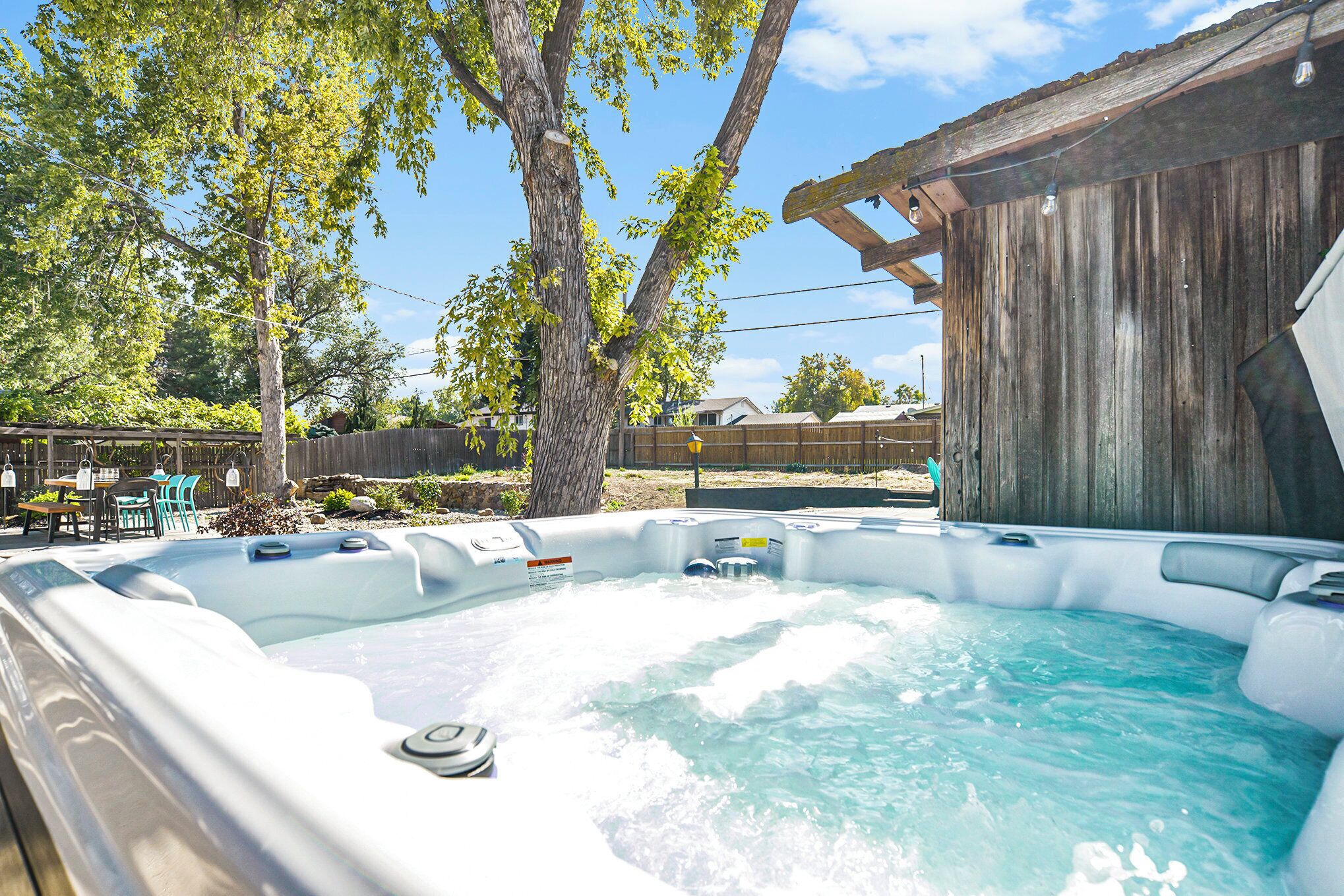 Bain à remous extérieur