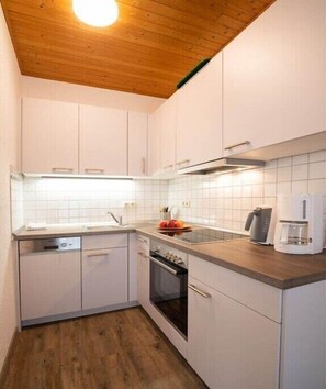 Kühlschrank, Ofen, Herdplatte, Geschirrspüler