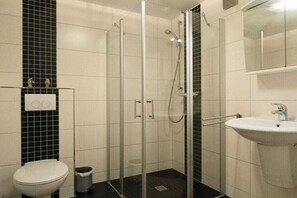 Shower, hair dryer
