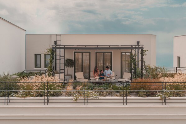 Terrasse sur le toit