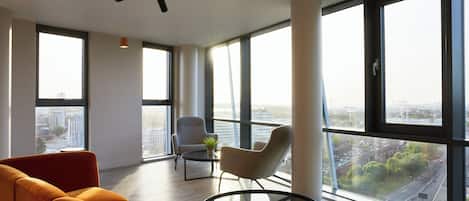 Sala de estar en el lobby