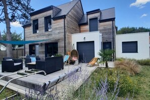 Terrace/patio - RARE - New house with swimming pool  (Cabourg)