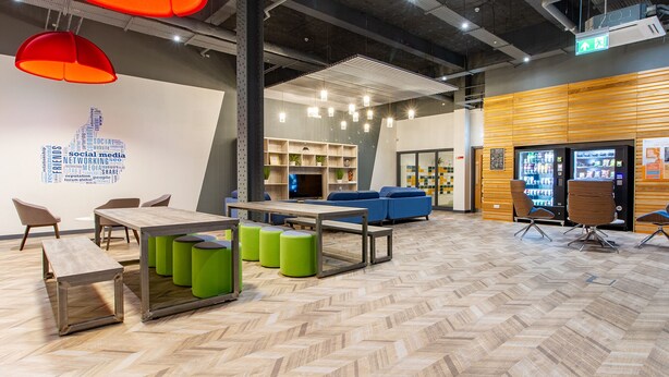 Sala de estar en el lobby