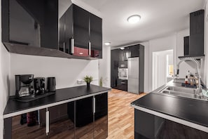 3 Bedrooms Apartment, City View, 2nd Floor | Private kitchen | Electric kettle, high chair