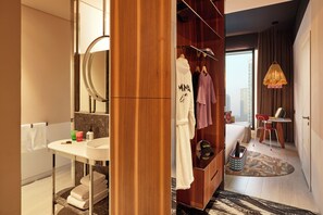 Literie de qualité supérieure, couette en duvet d'oie, minibar