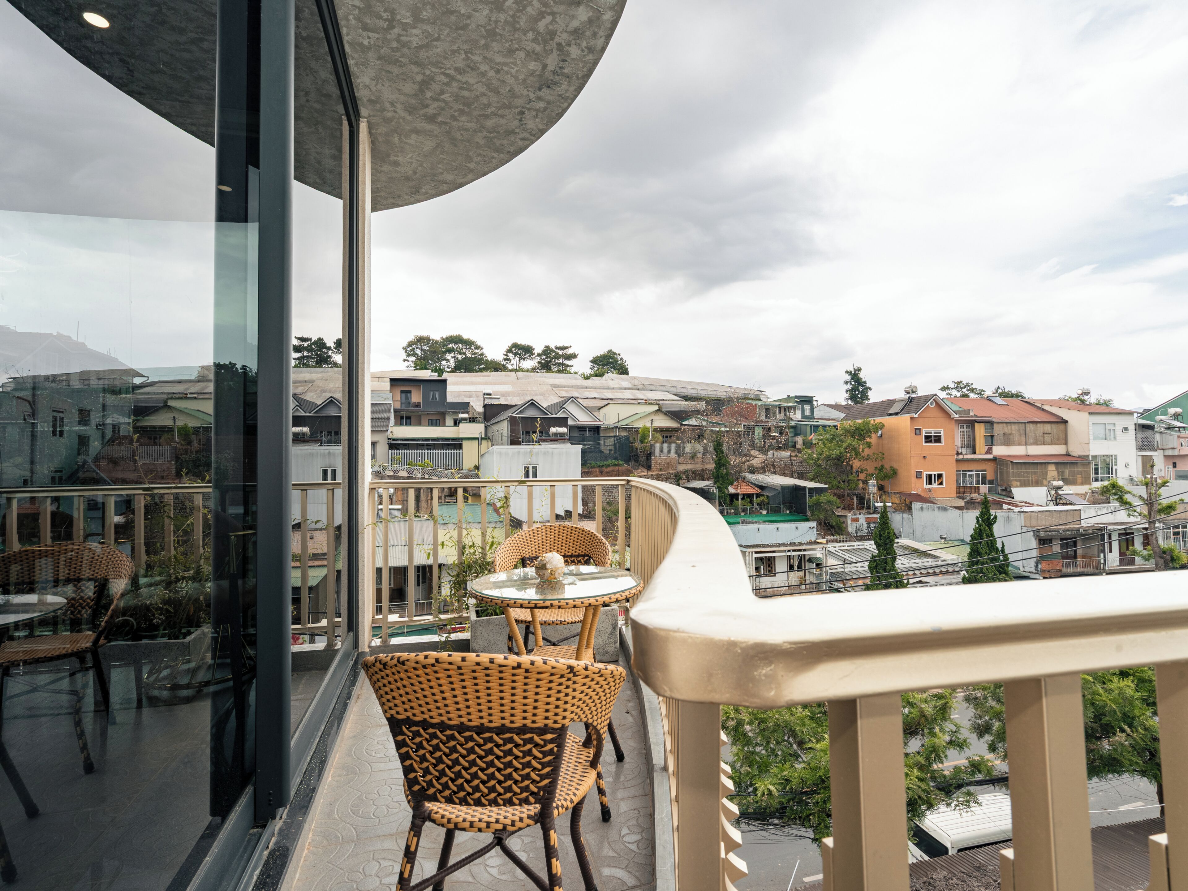 双人房, 阳台 | 高档床上用品、免费迷你吧物品、特色装修、特色家居