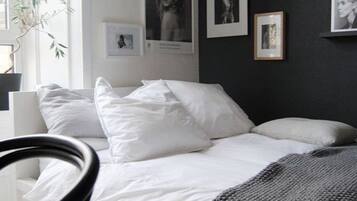 2 chambres, fer et planche à repasser, Wi-Fi, draps fournis