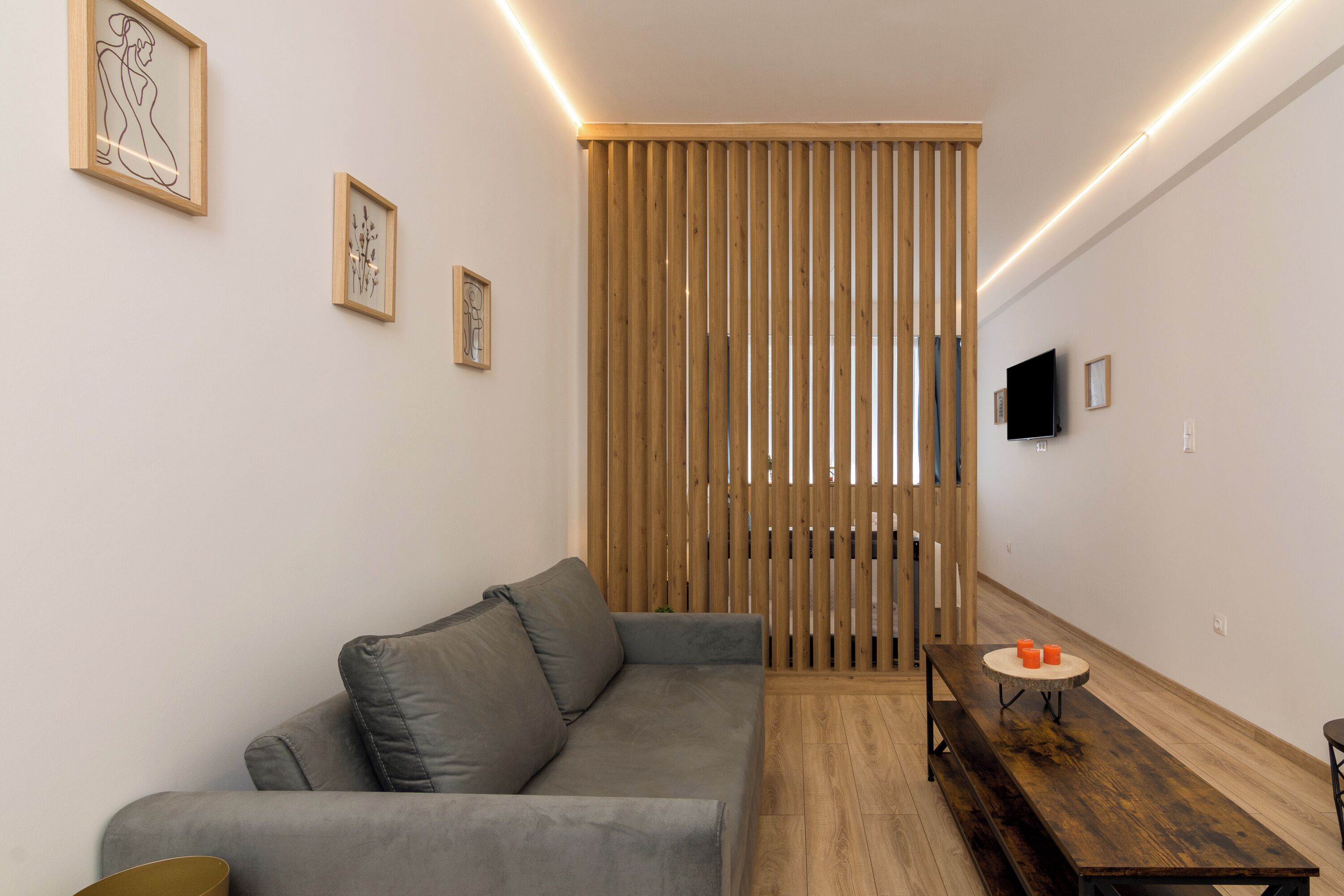 Apartamento | Área de estar | TV de tela plana
