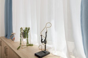 Appartement | 1 chambre, chambres insonorisées, fer et planche à repasser