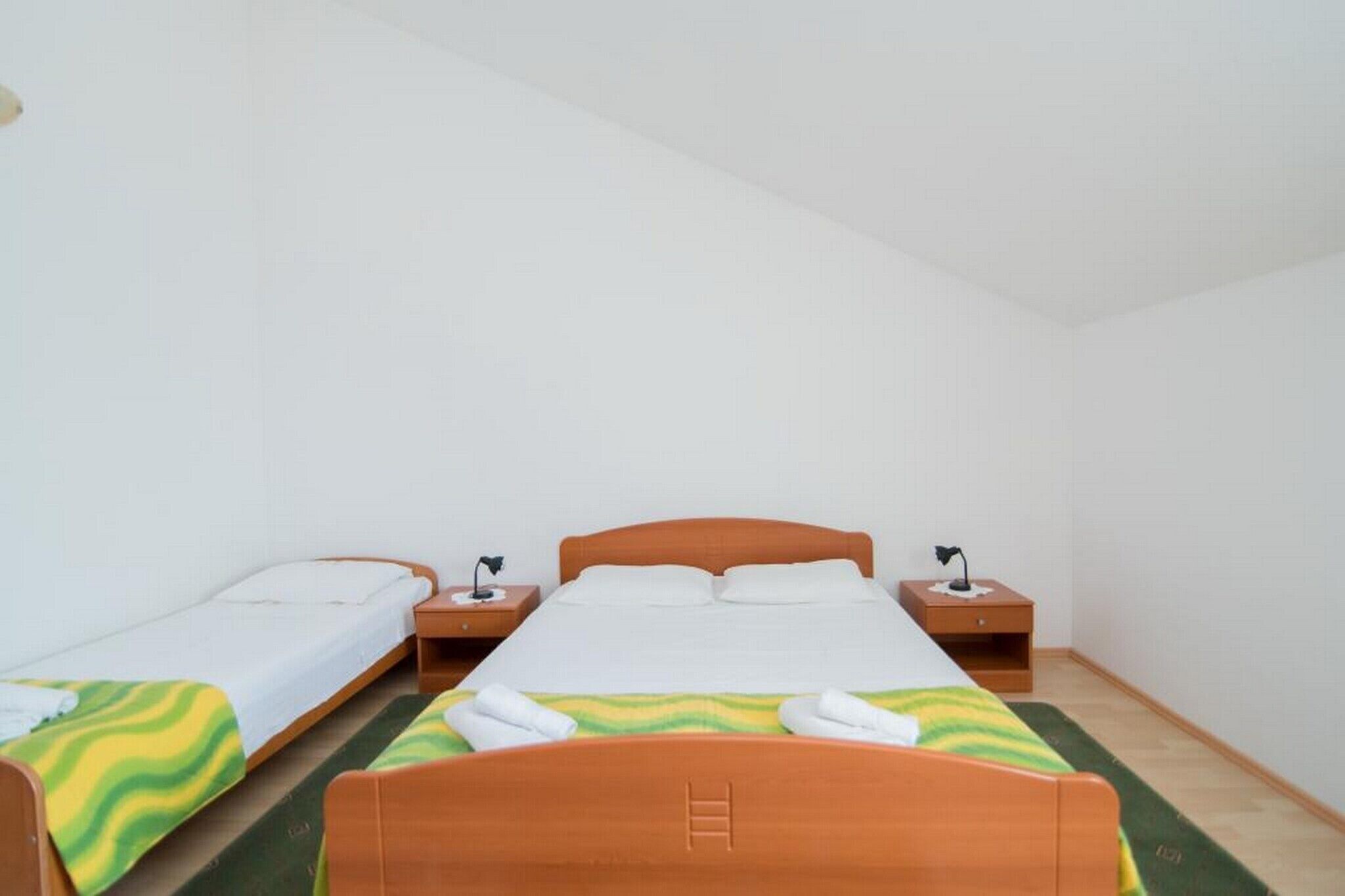 1 bedroom, iron/ironing board, travel crib, free WiFi