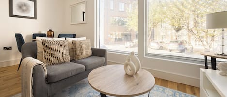 Appartement, 1 chambre, non-fumeur, cuisine | Coin séjour