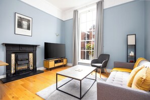TV connectée, cheminée
