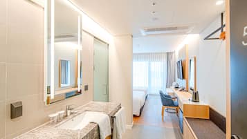 1 chambre, couette en duvet d'oie, coffres-forts dans les chambres