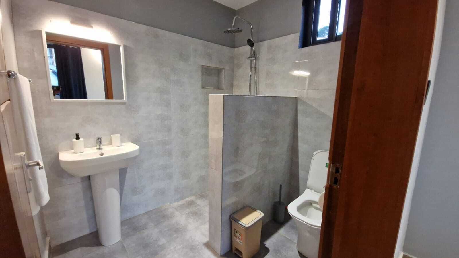 Towels, soap, toilet paper