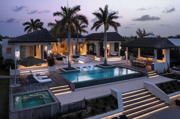 Pool - A magnificent 6 bedroom tranquil retreat (Leeward Settlement)