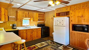 Fridge, oven, dishwasher, coffee/tea maker