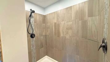 Shower, hair dryer