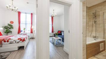 1 bedroom, iron/ironing board, travel cot, free WiFi