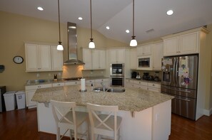 Fridge, microwave, oven, stovetop - BEAUTIFUL HOME IN THE HIGHLY SOUGHT AFTER CANAL CORKRAN (Rehoboth Beach)
