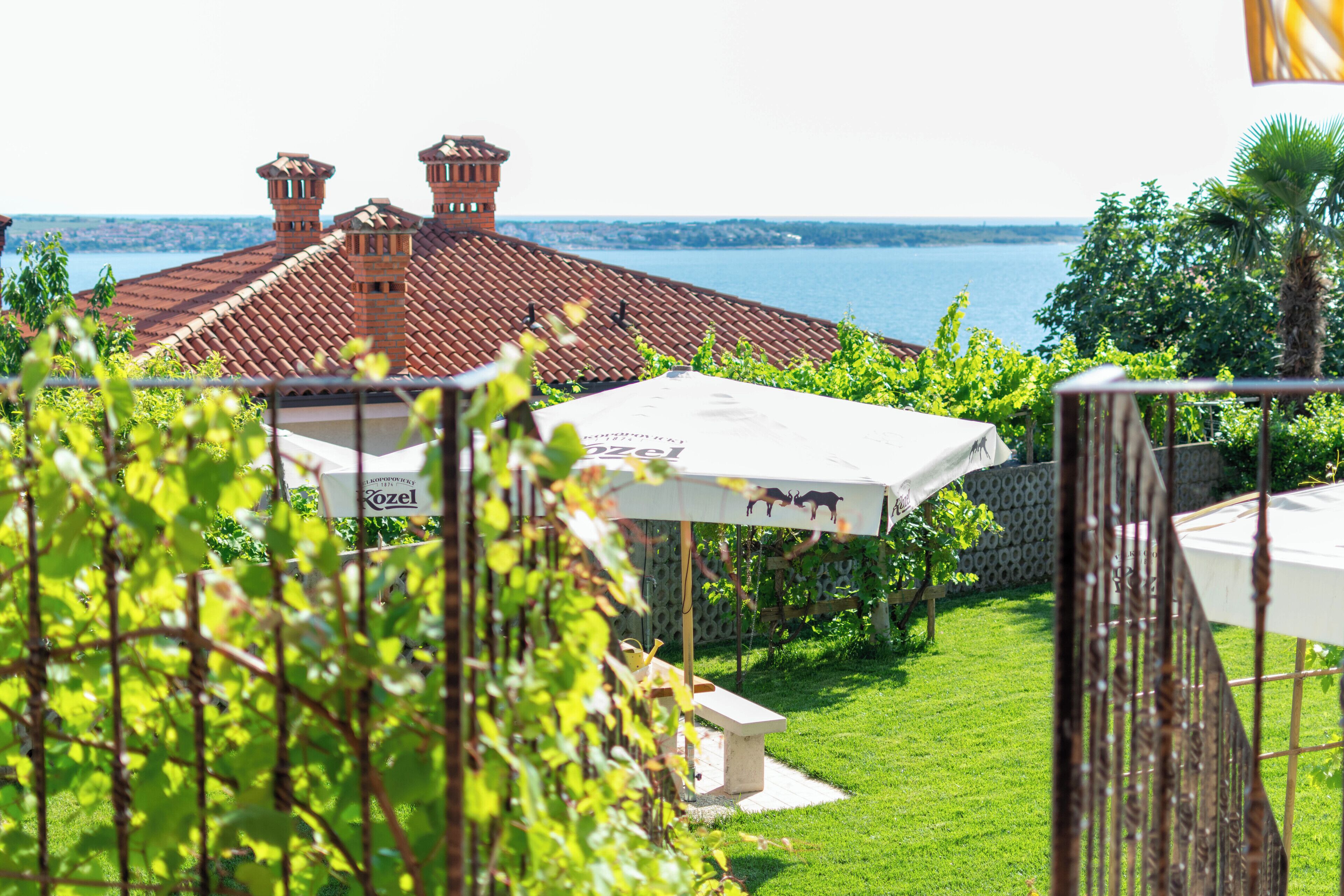 Appartamento Comfort, 2 camere da letto, vista mare | Terrazza/patio