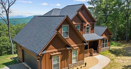 Mtn View & Game Room in Morganton: Spacious Cabin!