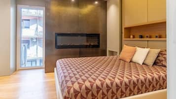 1 slaapkamer, een bureau, een strijkplank/strijkijzer, wifi