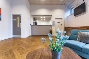 Sittområde i lobbyn