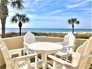 Outdoor dining - July 12-16 Available! Book Now! Oceanfront! (Panama City Beach)