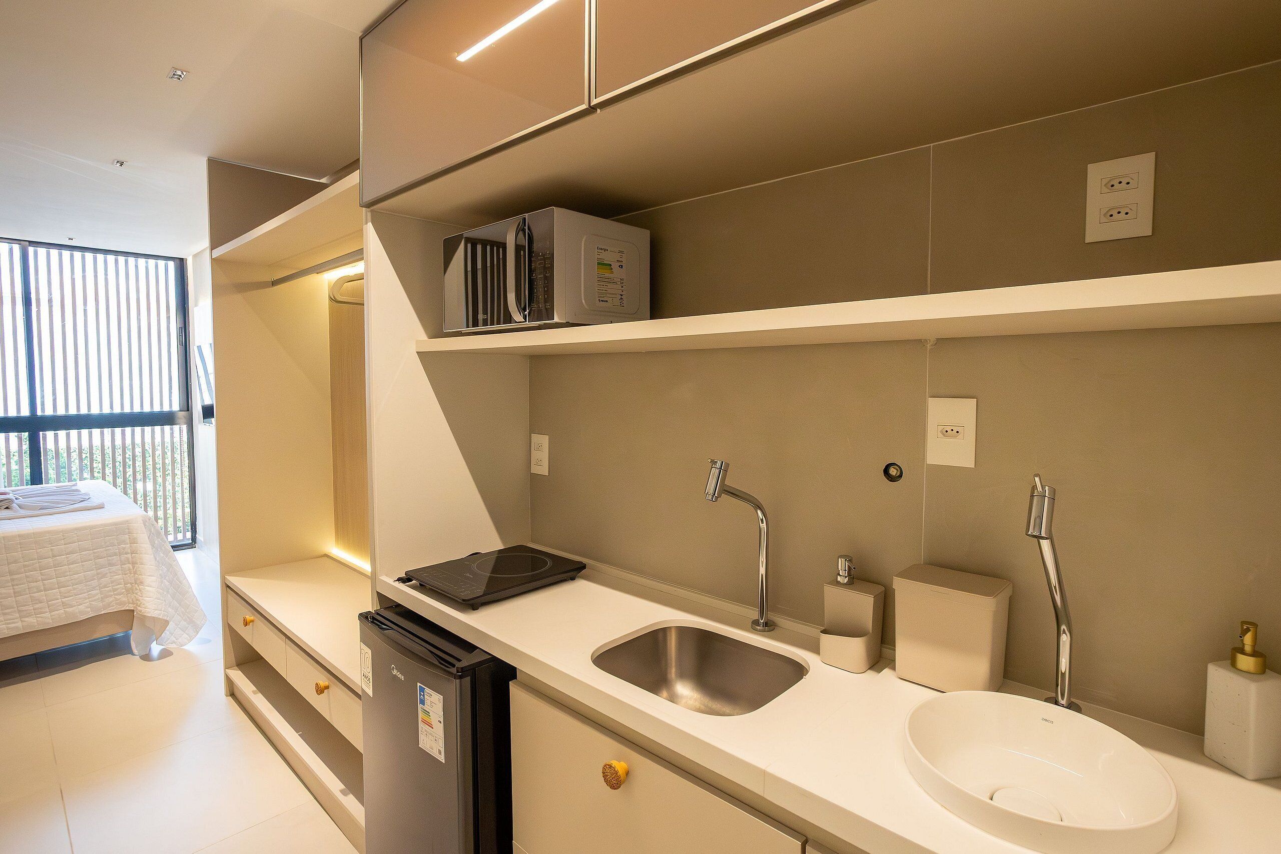 Quarto triplo conforto | Cozinha privada